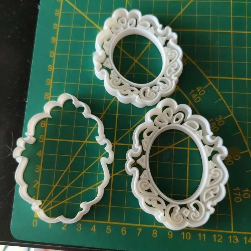 Picture Frame Clay Stamp Cutter, for Polymer Clay Playdough, DIY Craft Project, Gift for Hobbyists