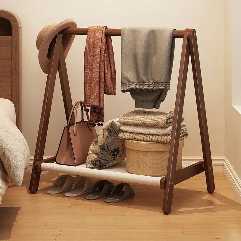 Floor hanger for bedroom, clothes rack and house organizer, easy to use