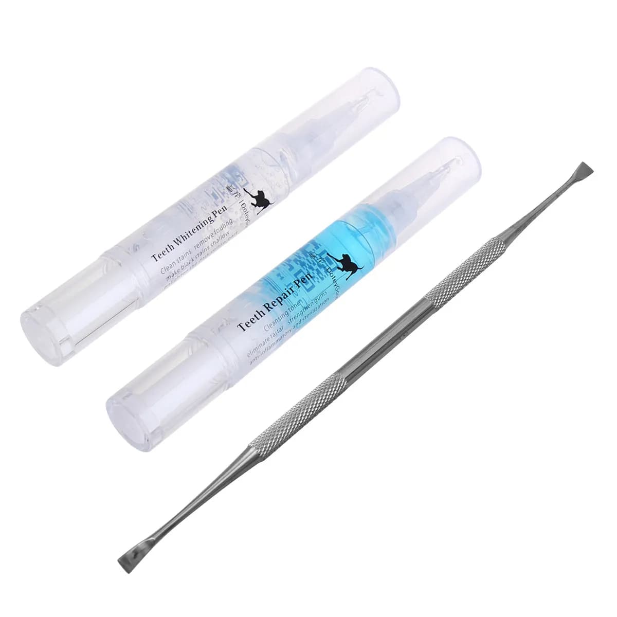 Penna Sbiancante Professionale per Denti di Animali Domestici 5Ml, Gel per Cani e Gatti, Uso Domestico, Risultati Visibili Rapidi, Rimozione Macchie, Igiene Orale, Sbiancamento