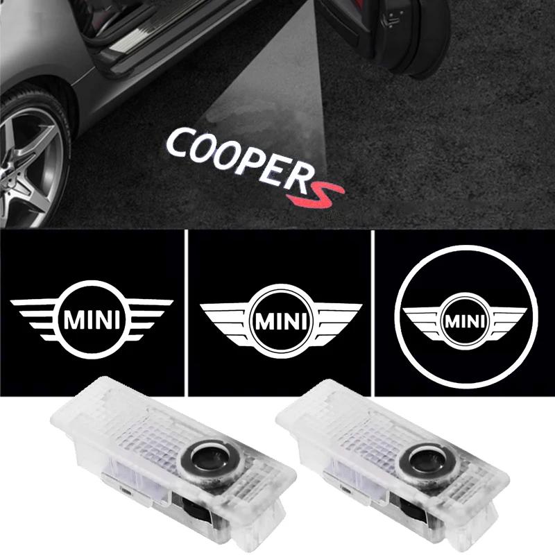 Luci di Benvenuto a LED per Portiere Auto Mini Cooper JCW F57 R55 R56 R59 R60 R61 F54 F55 F56 R57 R58, Proiettore Effetto Ombra Fantasma