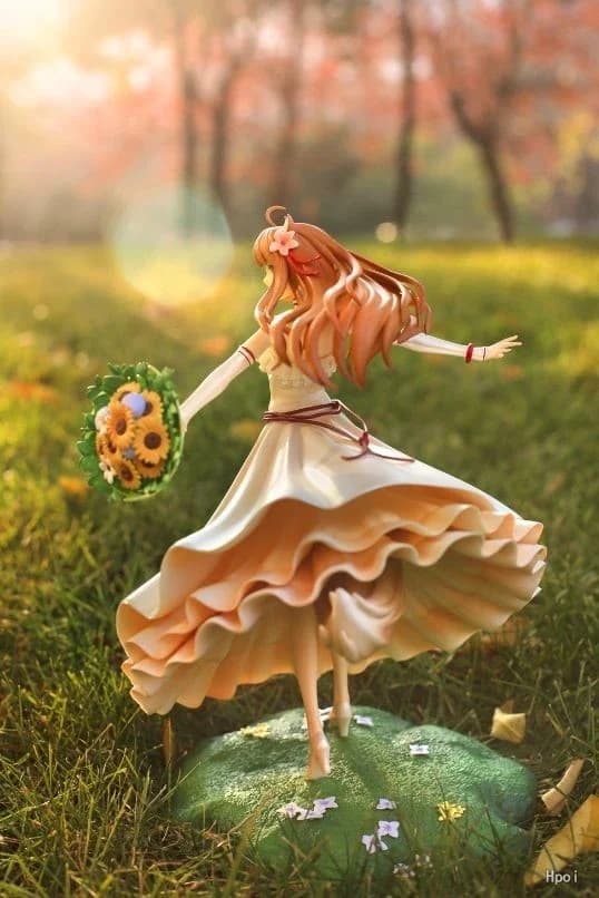 Figura Anime di Holo in Abito da Sposa per il 10° Anniversario di Spice and Wolf di Myethos