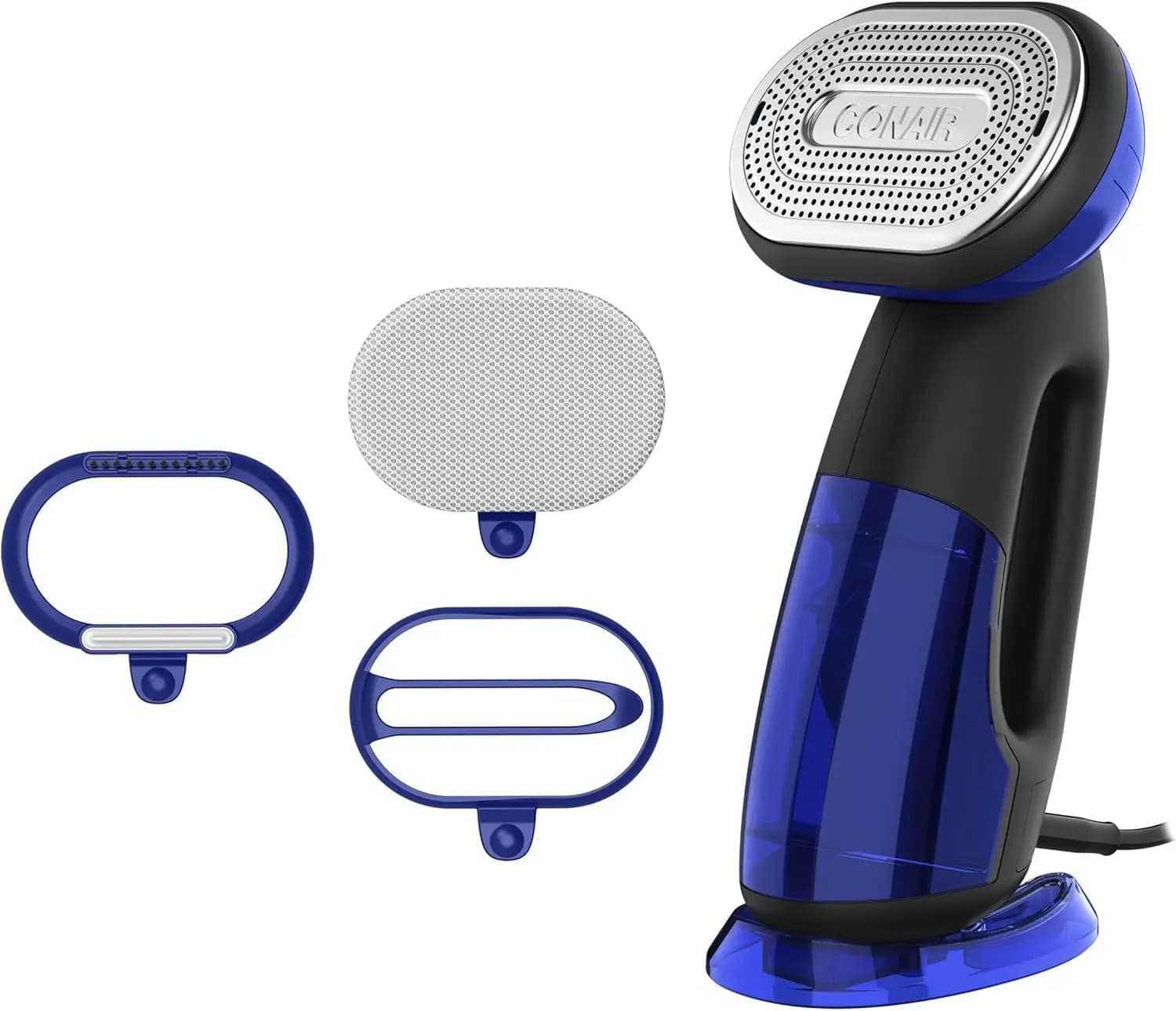 Ferro da stiro e vaporizzatore portatile 2 in 1, 1875W Turbo ExtremeSteam per vestiti, Nero/Blu