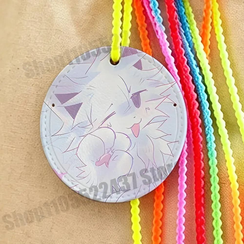 Etichetta per bagagli creativa con simpatico gatto B-boykisser, leggera, impermeabile, con nome, ID, indirizzo, accessori da viaggio