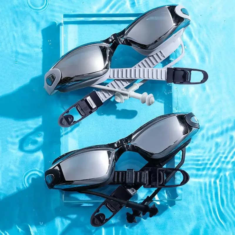 Swimwear for Adults Anti-fog Waterproof Electroplated with Race Head - High Definition Sports Set for Fitness
