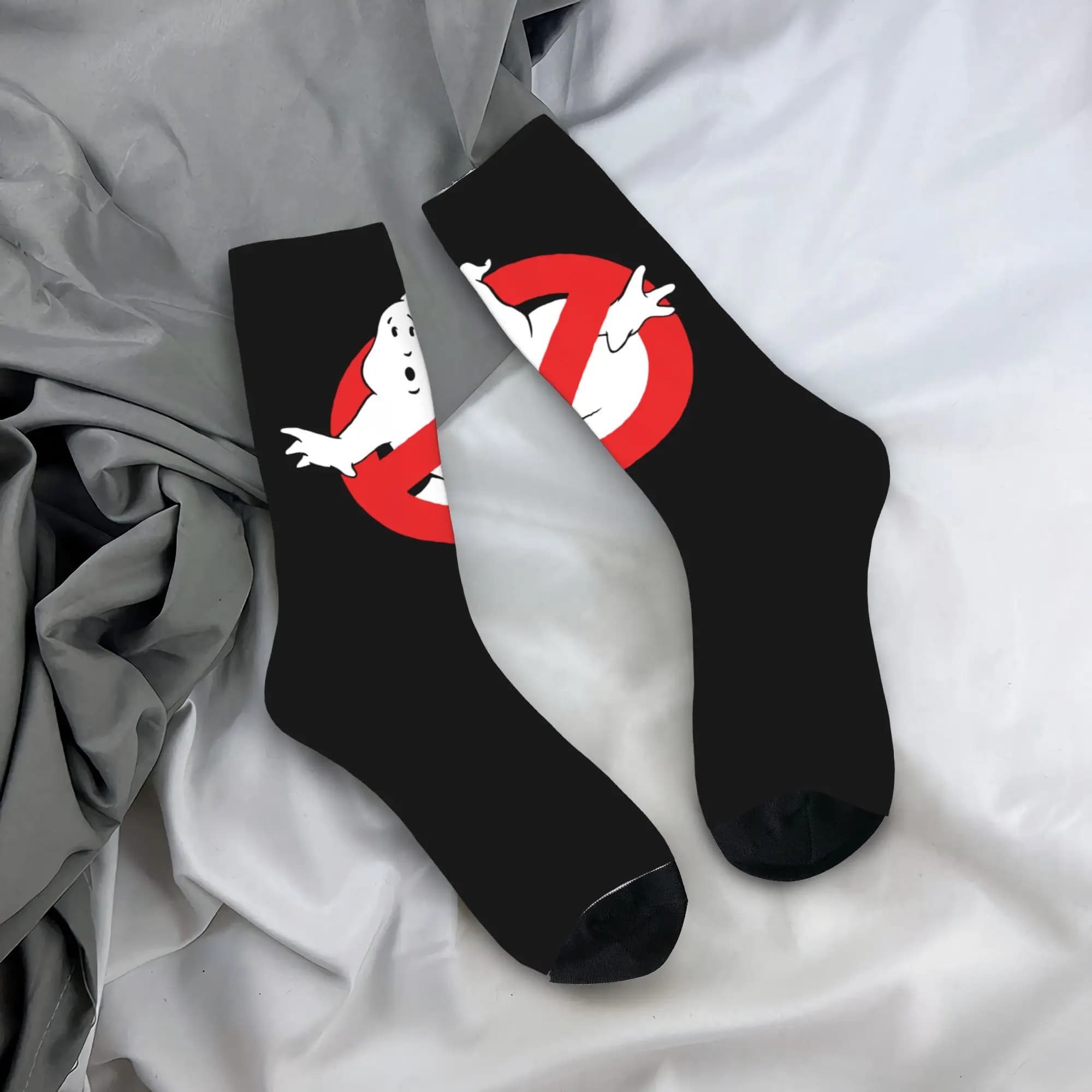 Calzini personalizzati da uomo Ghostbusters alla moda, calzini unisex caldi e comodi con stampa 3D, calzini da film a tema comico soprannaturale
