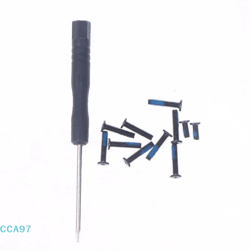 【A】1 Set di accessori per la riparazione del computer Viti della custodia della copertura inferiore del laptop nero di ricambio per TUF FA706 FX706