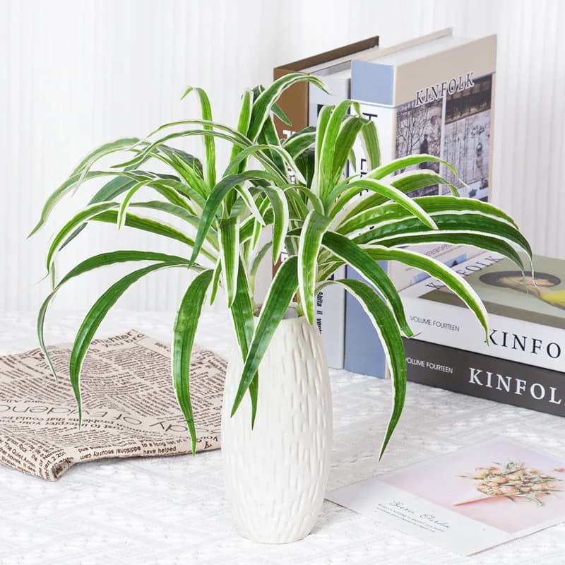 Artificial Floral Composition Chlophite Branch Simulation Plants Wedding Party Decoration DIY Photography Scene Flowers