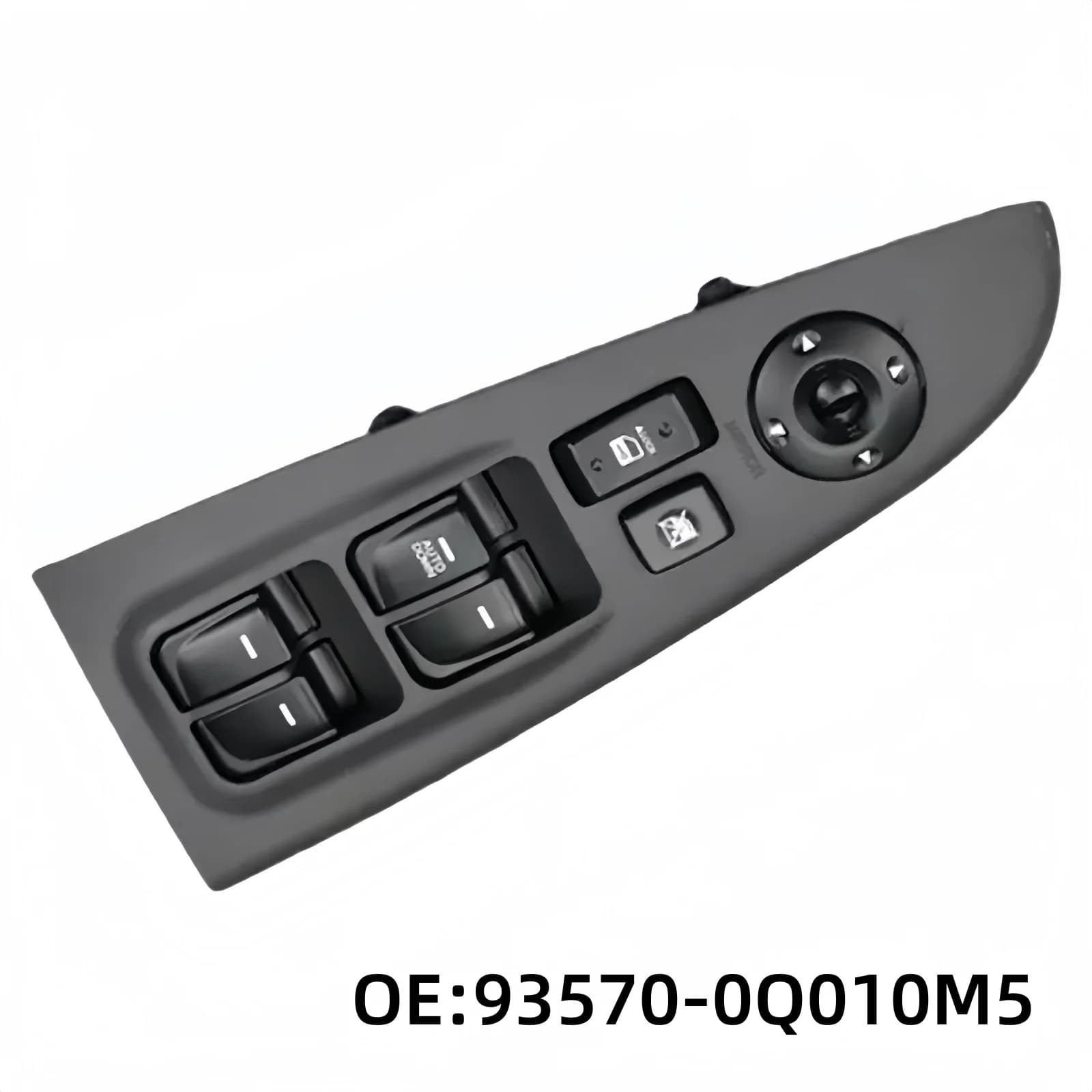 93570-0Q010M5 Interruttore di comando alzacristallo principale per auto con piastra per Hyundai Elantra 08-16