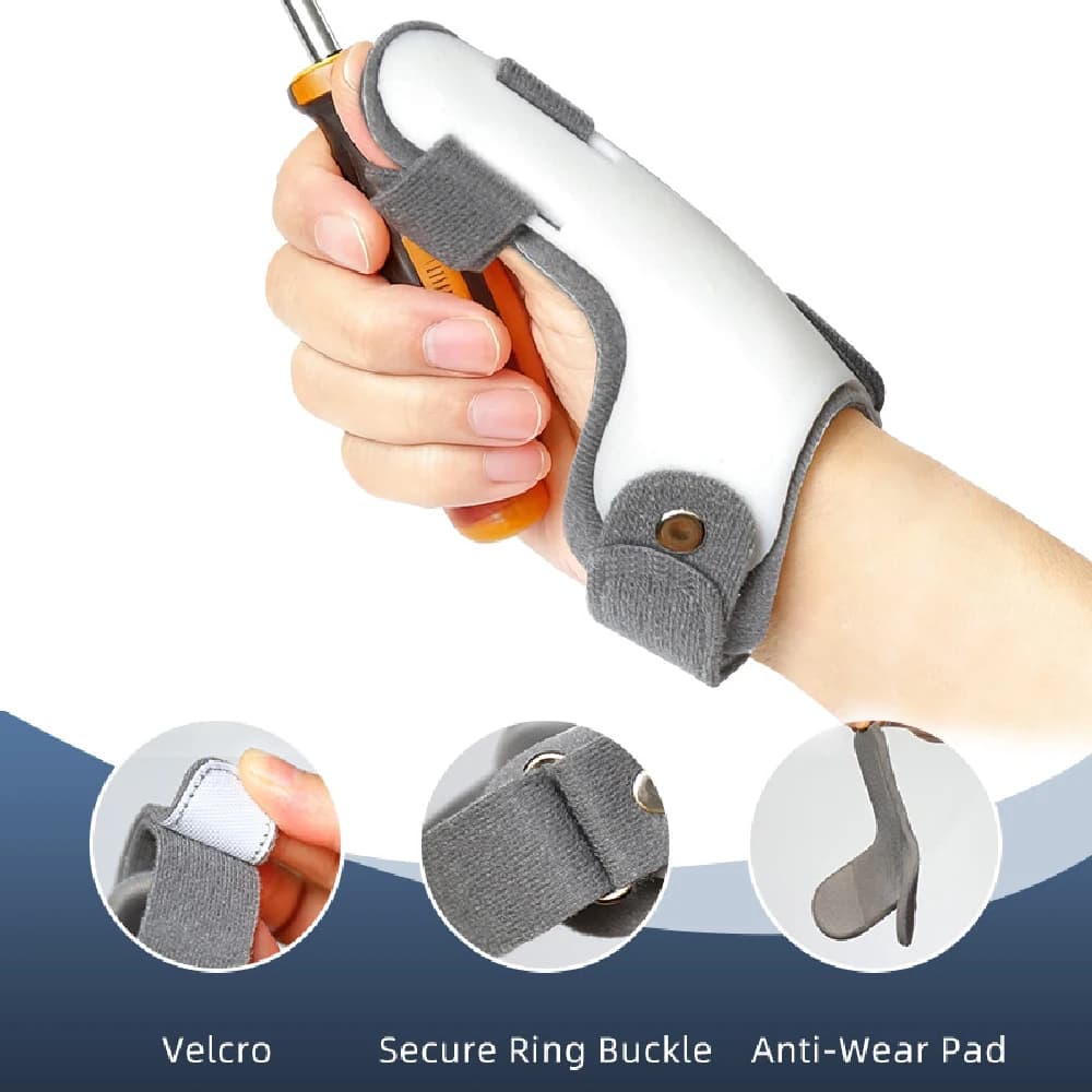 1 Pezzo Supporto Regolabile per Pollice, Comodo Fermo per Polso per Dito Evertito, Artrite e Tendinite, Materiale Traspirante