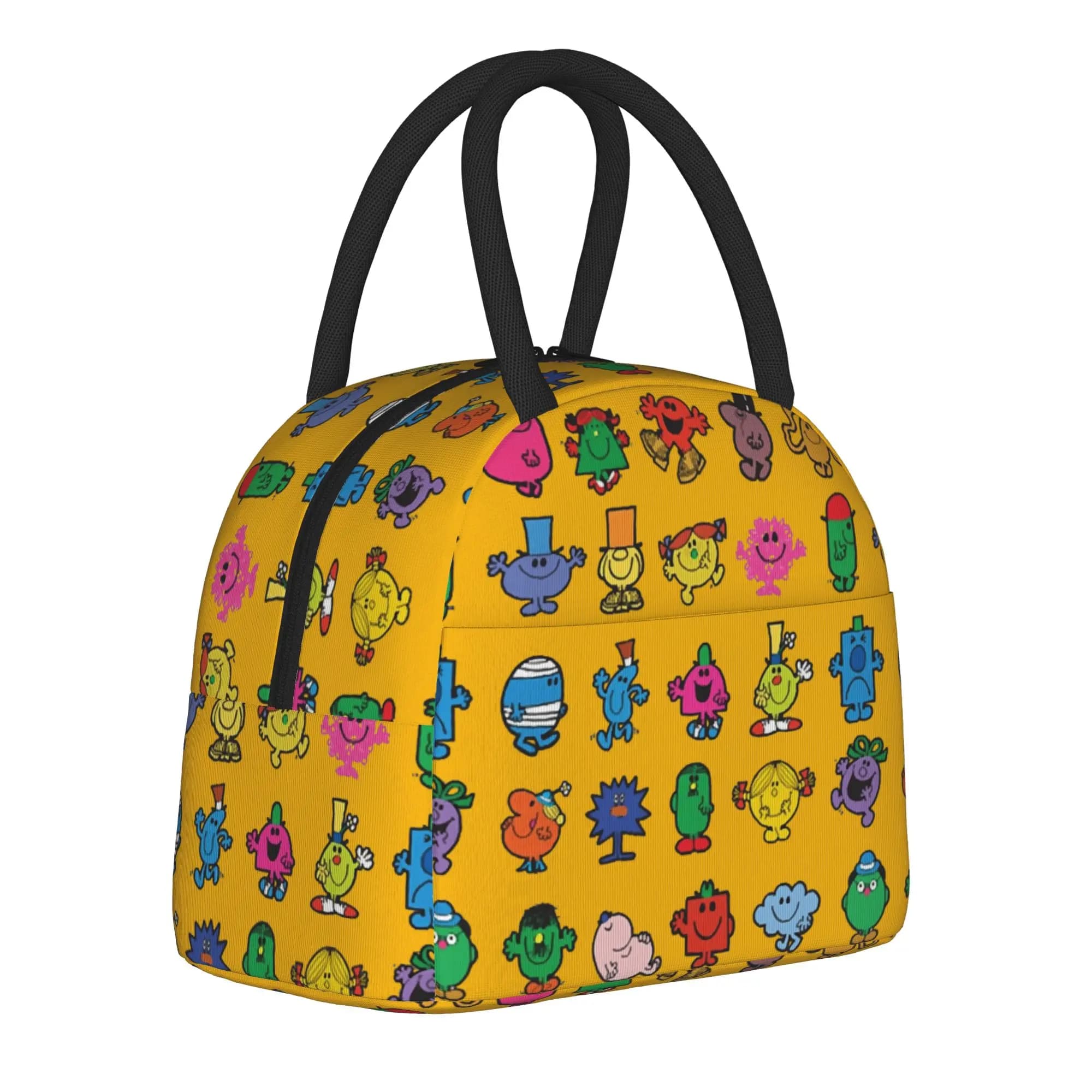 M-Mr M-Men L-Little M-Miss Insulated Lunch Bags High Capacity Meal Container Cooler Bag Tote Lunch Box Travel Food Storage Bags