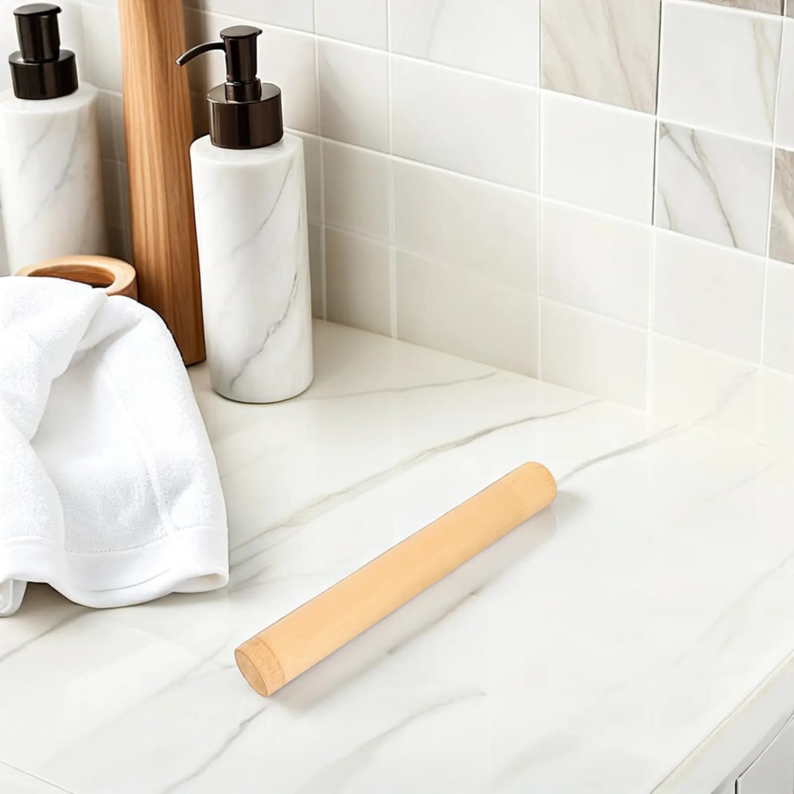4Pcs Bamboo Toothbrush Holder Portable Travel Dustproof Storage Tube Bathroom Outdoor Camping Hiking Toothbrush Case