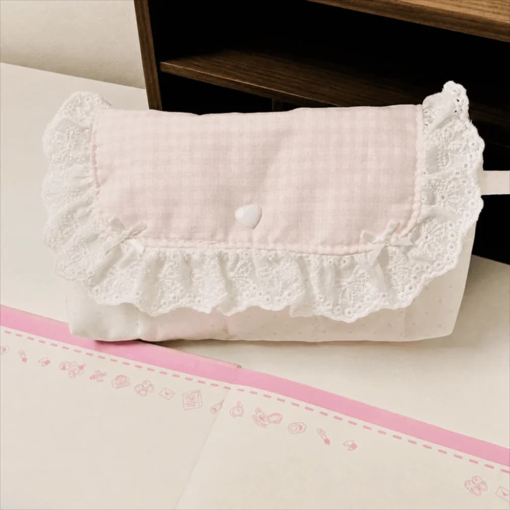 Cute Puppy Print Pencil Case Large Capacity Zipper Pen Bag Portable Stationery Organizer School Supplies