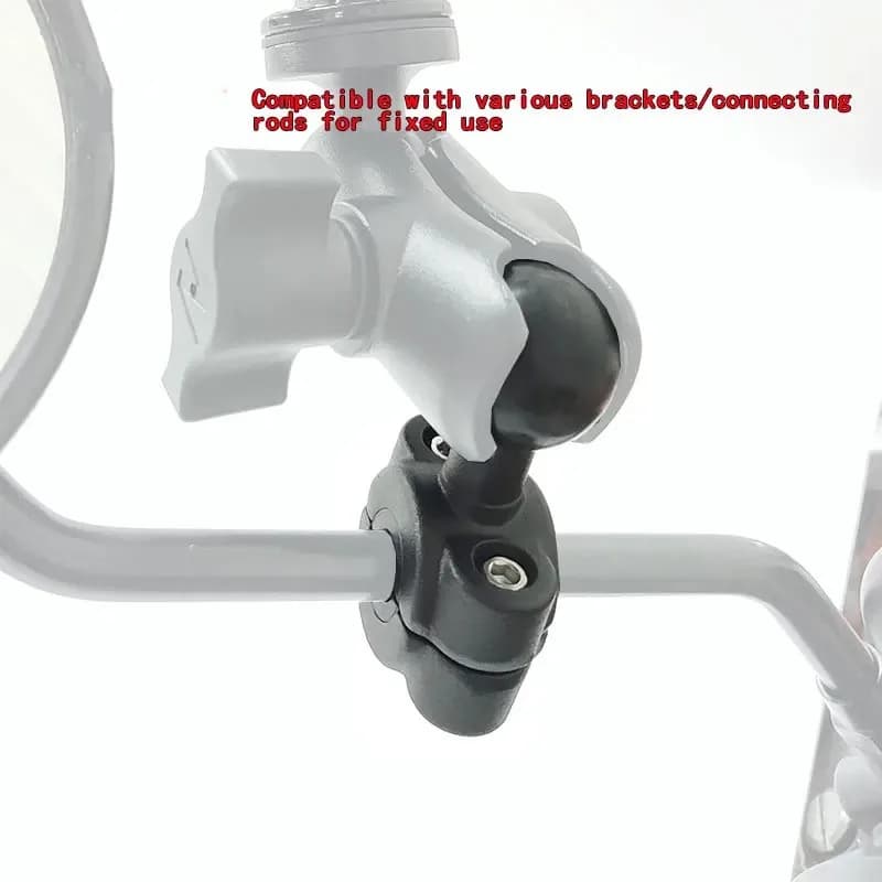 Ball base Support for car headrest with ball support for motorcycle 8,2-14 mm Handlebar for side mirror