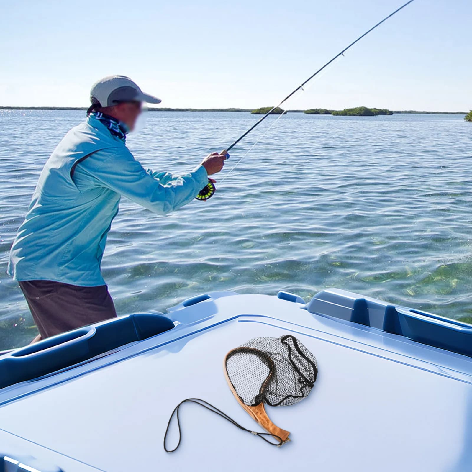 Release Net Fly Fishing Net Fishing Net Landing Catch Wood+plastic Wooden Frame 120g For Fly Fishing Brand New