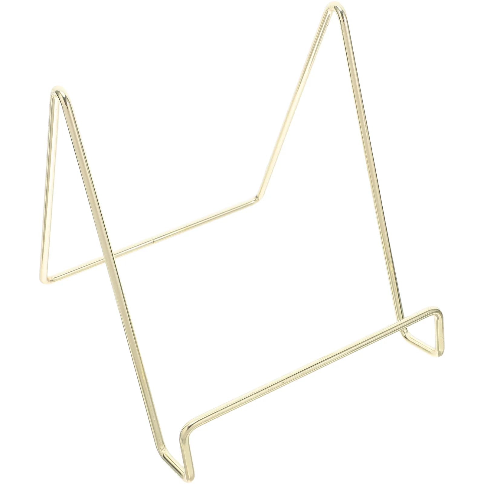 Metal Electroplated Rose Gold Tablet Holder Stand Book Stand Desktop Supporter for Office Bedroom Living Free Curved