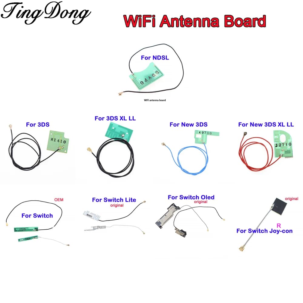 1PC Per DS Lite NDSL NS Switch Lite/Oled Wifi Cavo PCB Per New3DS XL LL 3DSXL LL Console di Gioco Antenna Wifi Cavo di Bordo parte