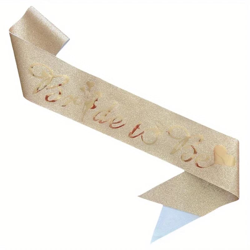 1 pezzo di cinture da sposa per addio al nubilato, addio al celibato, matrimonio, festa di fidanzamento, regali (colore champagne)