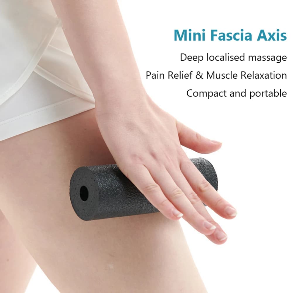 Mini Foam Roller Yoga Column Heavy Duty Massage Column Portable Muscle Roller EPP Hollow Massage Roller for Home Gym