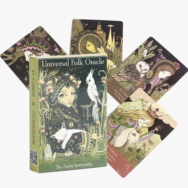 Carte oracolo folk universali A 44 Mazzo di tarocchi Versione inglese per la predizione del futuro Gioco da tavolo Mazzo di carte Divinazione Destino