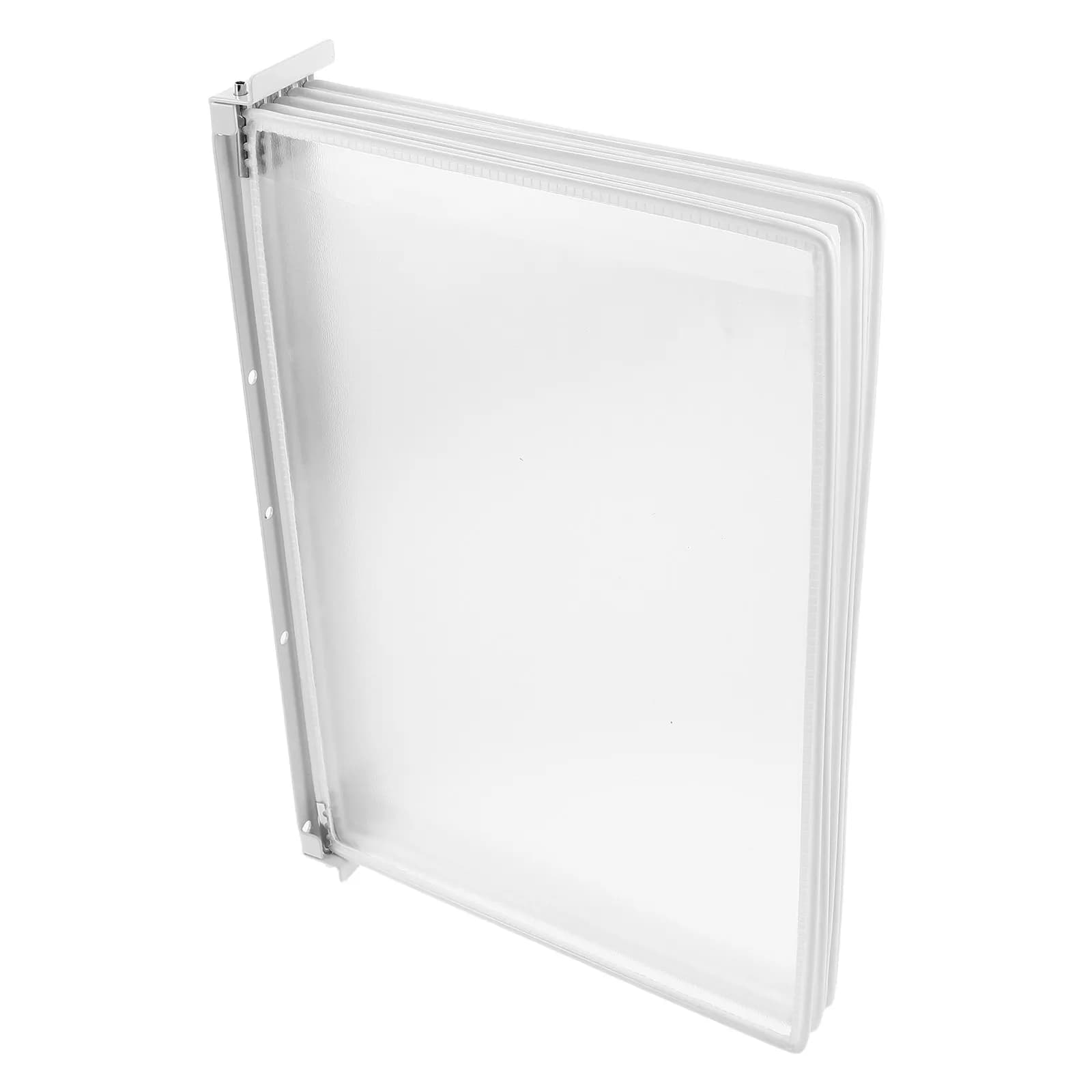 Wall Mounted File Holder Organizer 5-Page Flip Display System for A4 Documents Office Wall Hanging Folder File Organizer