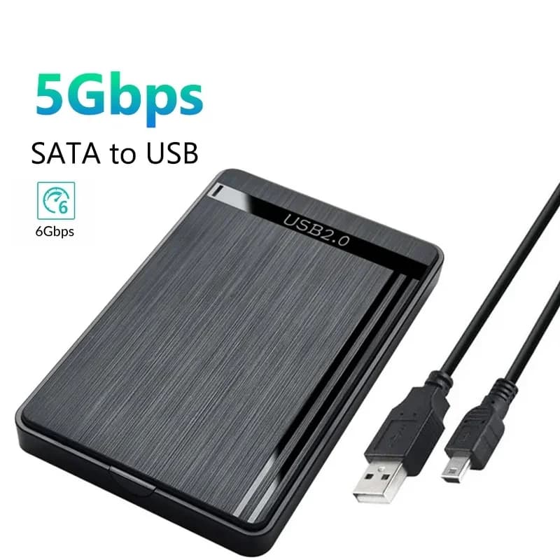 Custodia per HDD SATA Custodia per disco rigido mobile esterno SATA a USB 3.0 per PC portatile Custodia per velocità da 5 Gbps Custodia per HDD SSD SATA