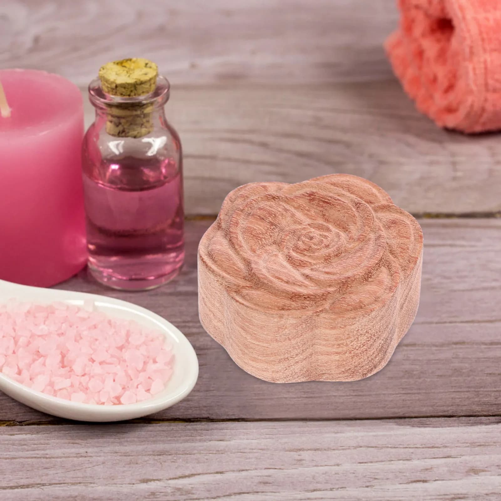 Essential Oil Wood Diffuser Block Small Natural Wooden Aromatherapy Diffuser Home Office Car Diffusing Adornment