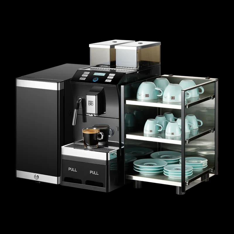 #Fully Automatic Bean to Cup Coffee Machine With Steam Rod Use in Self-service Coffee Bar