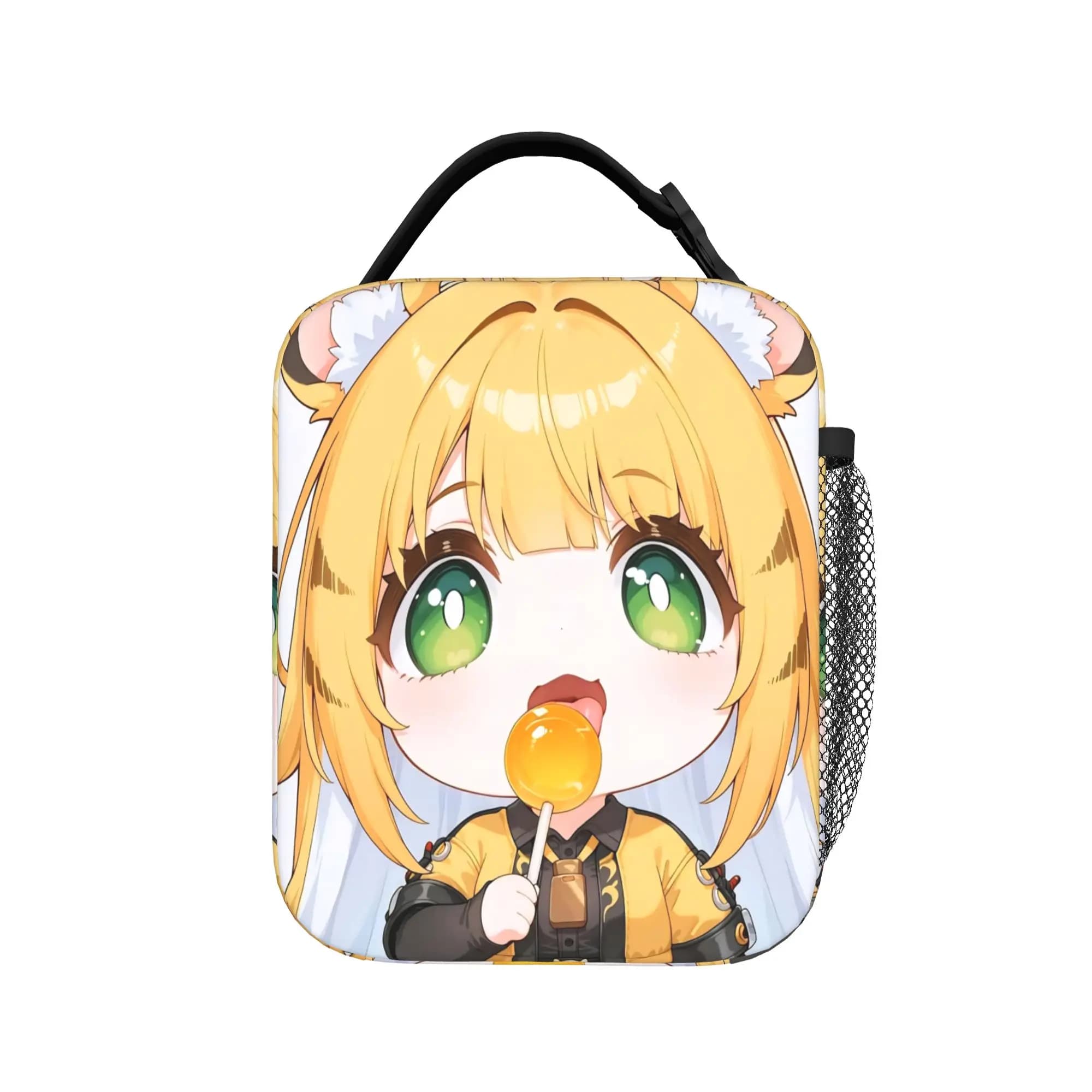 Borsa termica per il pranzo Trickcal C-Chibi Go Games per uomo e donna, borsa termica riutilizzabile per il lavoro