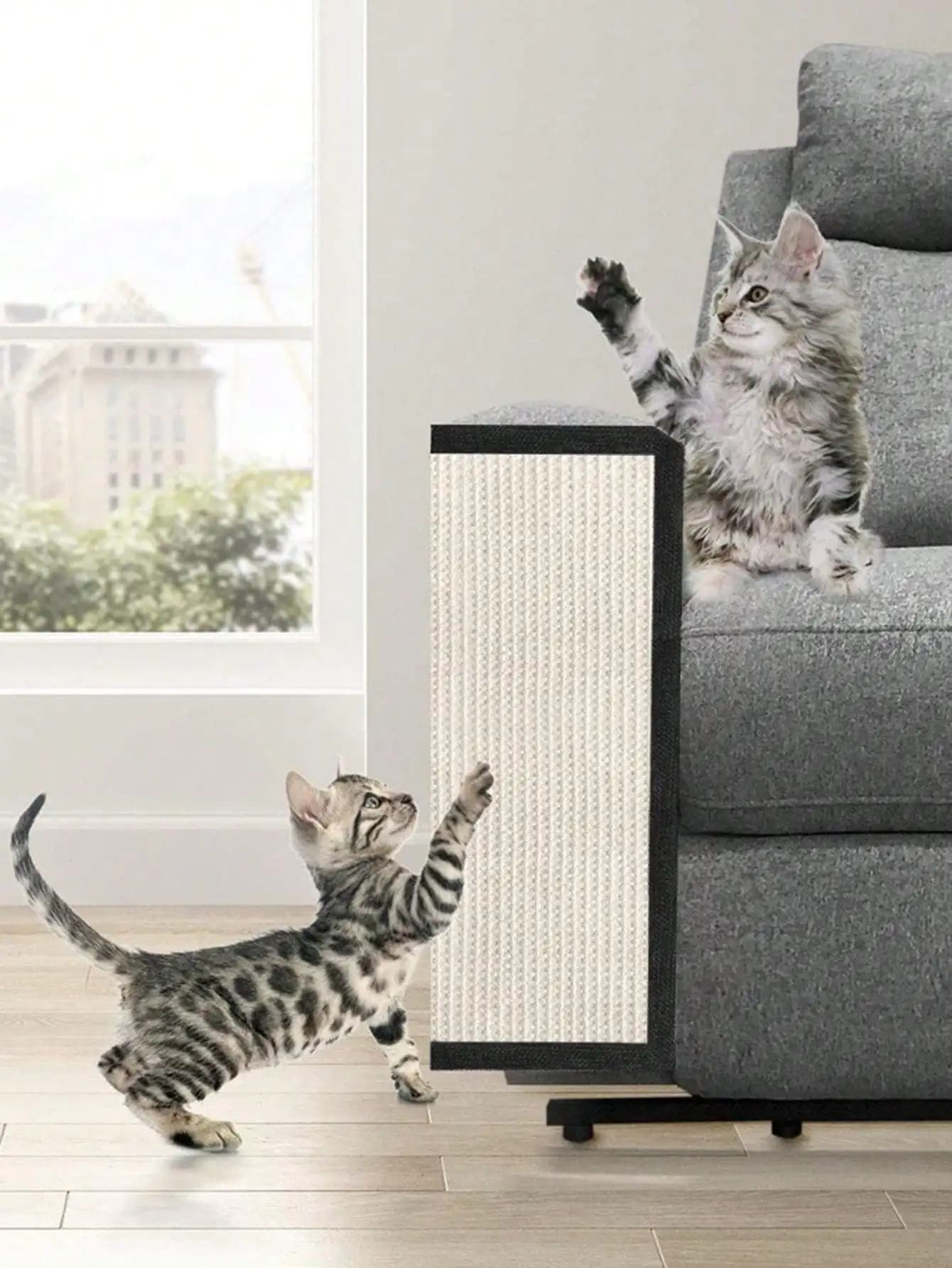 1pc Raschietto per gatti Pad in sisal per addestramento per gatti Scratch Pad per gambe da tavolo Tappetino di protezione per mobili Protezione per divano Tappeto antigraffio