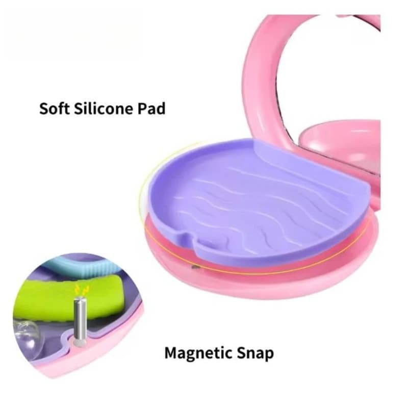 12Pcs Fake Teeth Orthodontic Case Dental Retainer Case Travel Braces False Denture Box Magnetic Artificial Tooth Storage Box