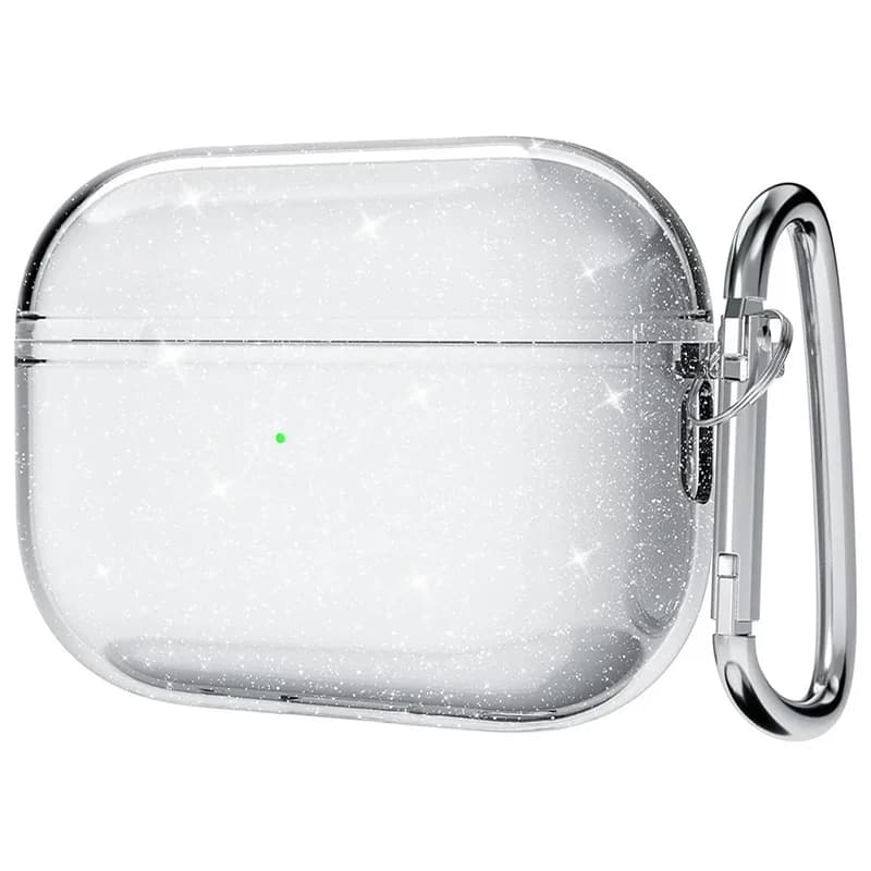 Custodia di lusso trasparente con glitter per auricolari Airpods Pro 1 2, cover morbida in silicone per cuffie Air Pods 3 2 1, custodia per la scatola di ricarica