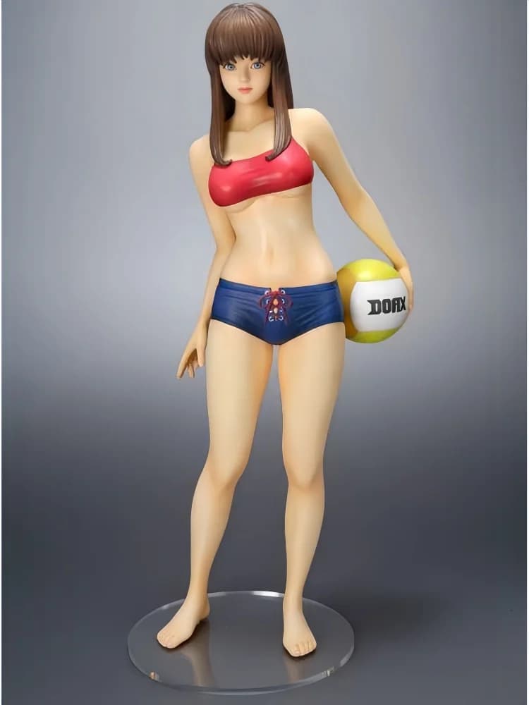 Originale KOTOBUKIYA anime Dead or Alive: Xtreme Beach Pallavolo figura modello Asuka giocattolo da collezione giocattolo Costume da bagno rosso
