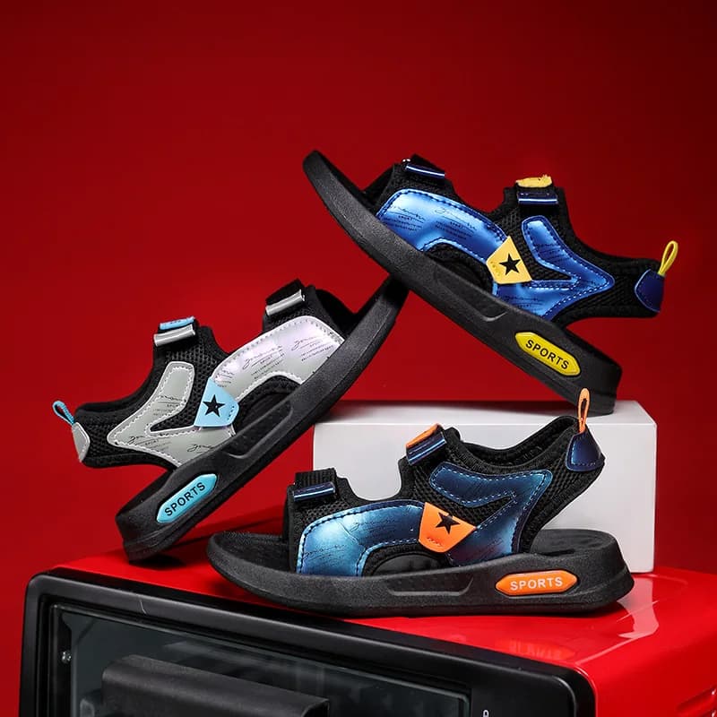2026 Casual Beach Water Children Shoes New Kids Summer Sandals Fashion Boys Sandals Soft Sole Lightweight Comfortable Sneakers