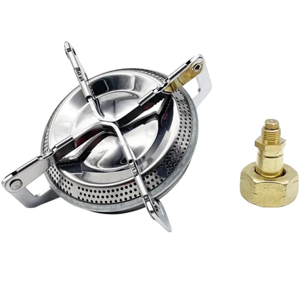 Fornello da Campeggio Portatile, Mini Bruciatore Antivento Leggero per Escursionismo, Picnic e Campeggio