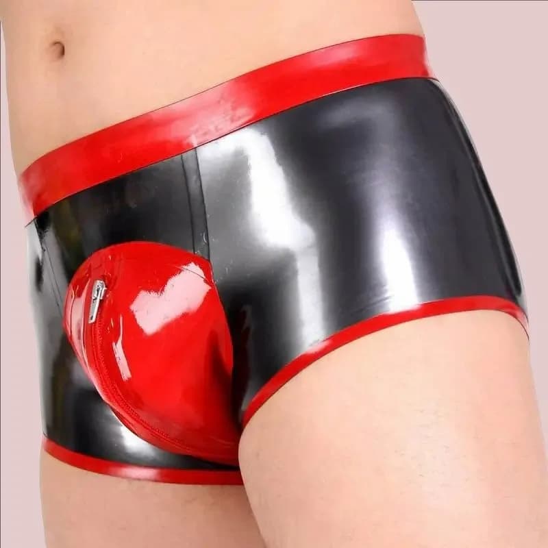 pantaloncini da uomo fetish personalizzati guanti tute in lattice cappuccio wetlook tute lunghe sexy in lattice per uomo indossano cosplay
