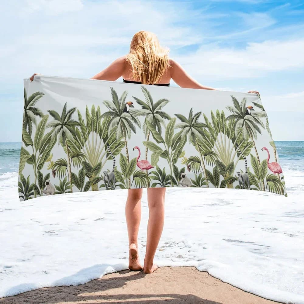 Asciugamani da bagno mimetici verdi Asciugamano da spiaggia grande in microfibra Salviette da viaggio per adulti Asciugamano da bagno portatile Spa Stampa personalizzata
