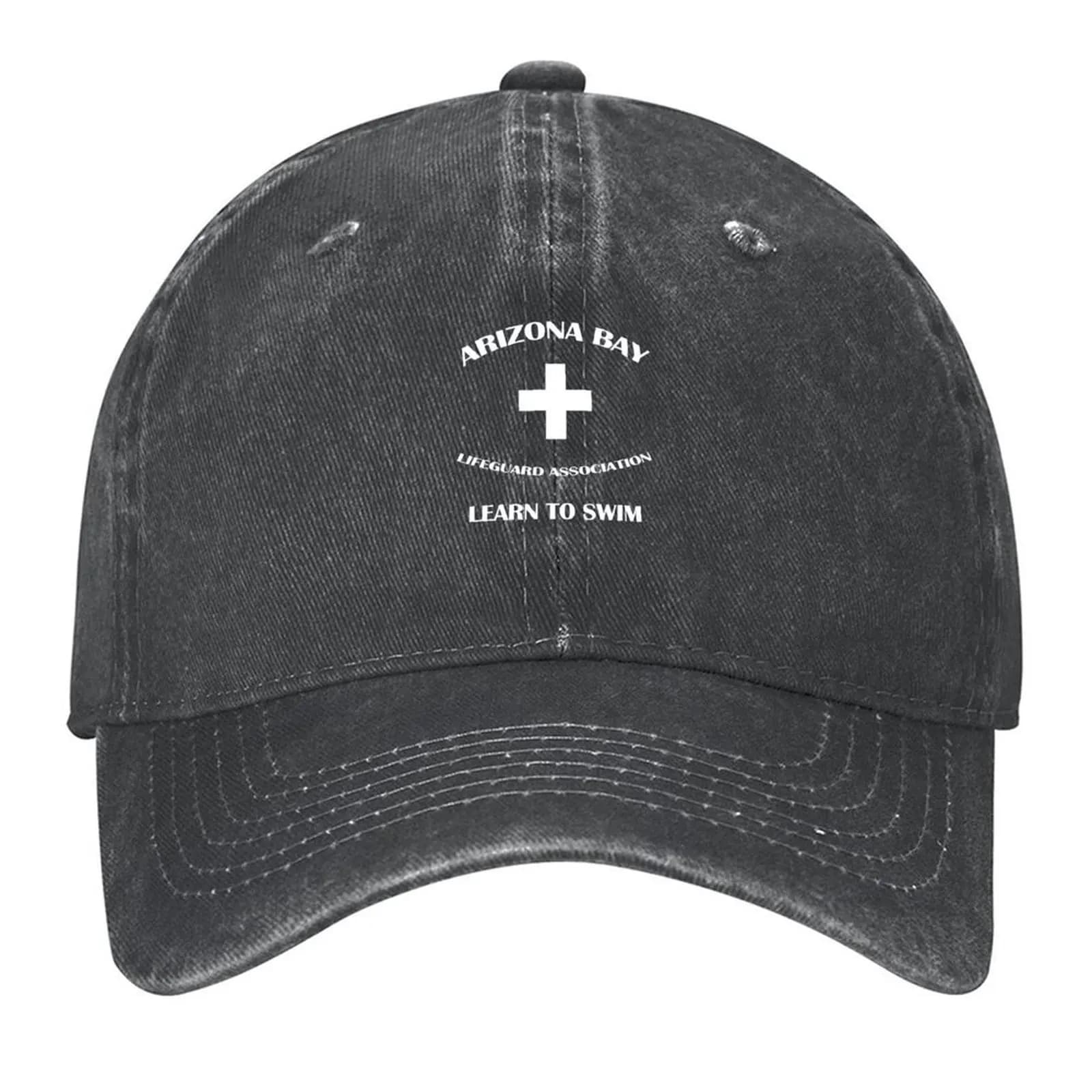 ARIZONA BAY LIFE GUARD (LEAR TO SWIM) Beach hat baseball cap Cat with snap closure Fishing cap Baseball Man Woman
