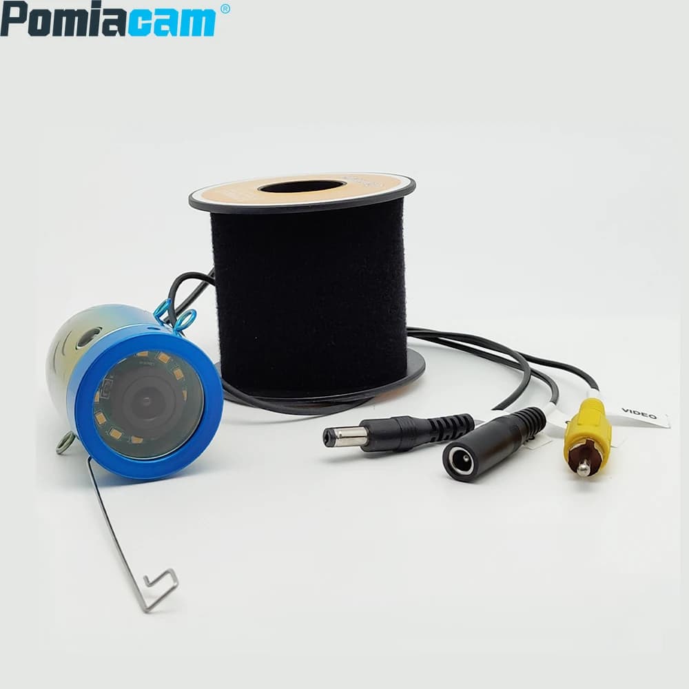 F01S Accessori per telecamere subacquee per pesca Cavo impermeabile 12 luci per visione notturna a LED IP68 Luce bianca 15M 30M 50M