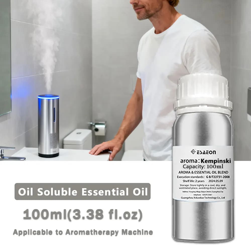 ESAEON 100ml (3.38 fl.oz) Kempinski Ice Age Essential Oils - For Fragrance Diffuser & Aroma Diffuser & Waterless Aroma Diffusers