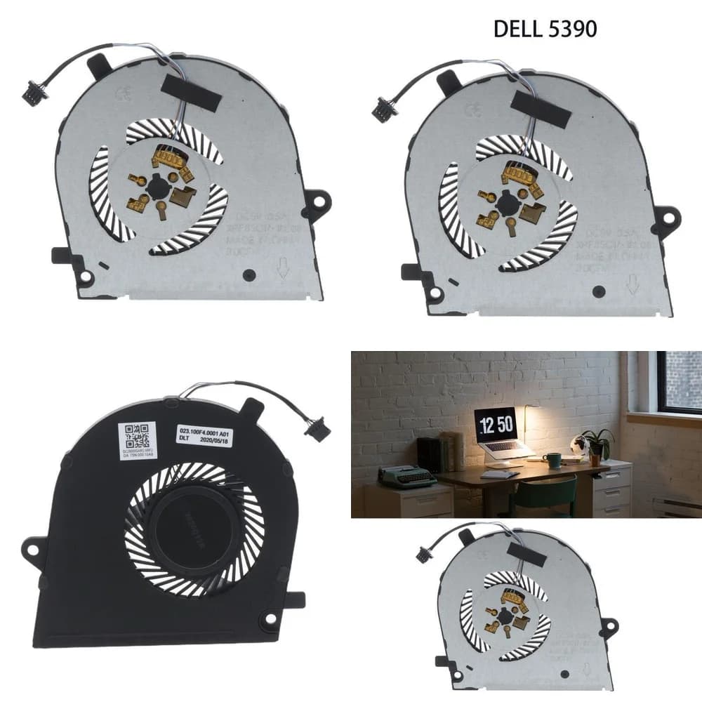 Ventola di raffreddamento CPU per Dell Vostro 5390 5391 13-7391, ventola di ricambio per laptop, ventola termica silenziosa ad alte prestazioni per notebook
