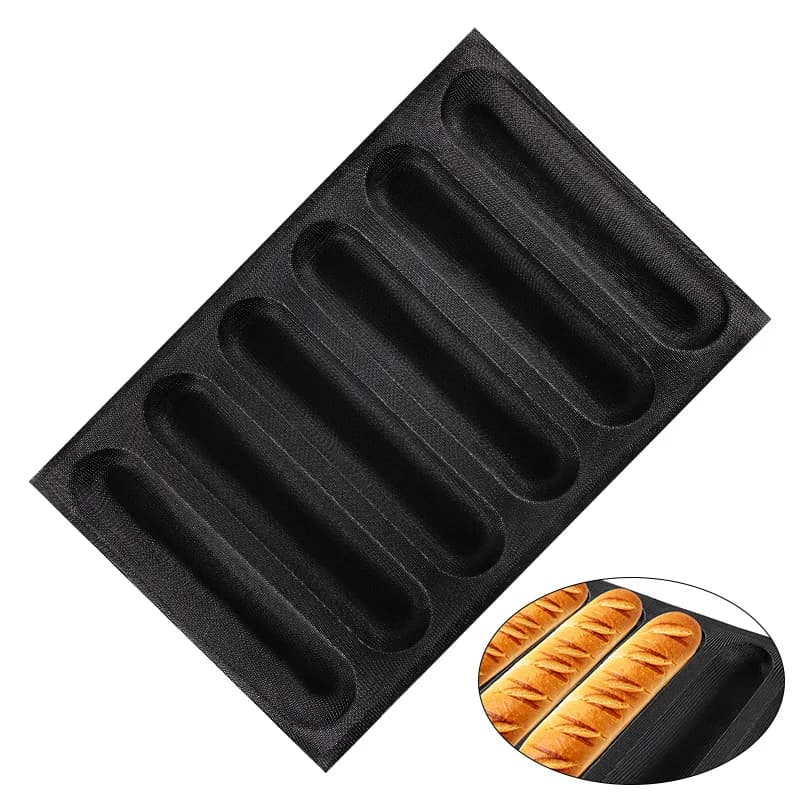 Teglia da forno 400x600x30mm per 6 porzioni, utensili da forno antiaderenti per uso alimentare, per barrette proteiche, torte e pane