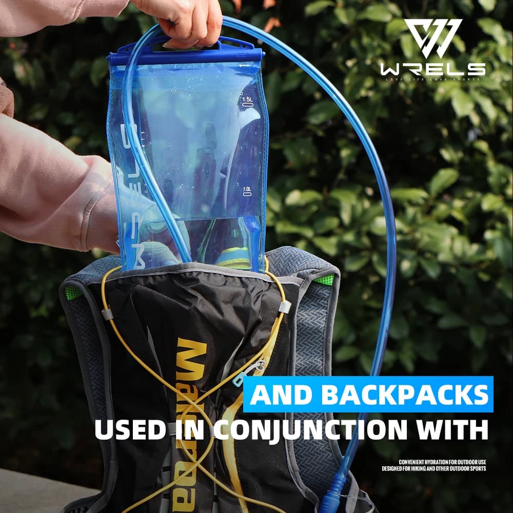 Wels Water Bladder Water Reservoir Hydration Pack Storage Bag for Cycling Camp Hiking Portable Food Grade Outdoor Drin