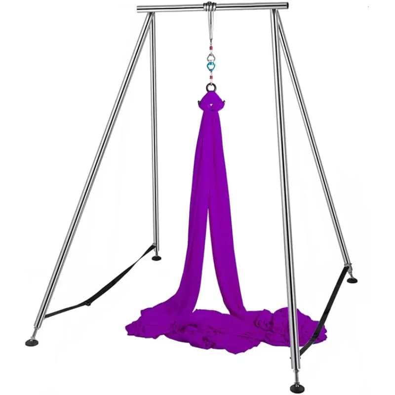 2026 CE Yoga Hammock A-Frame Made in China Quick Installation Height Adjustable 2.2-3.5m Top Bar Swivel for Yoga Air Dance Pull-Up