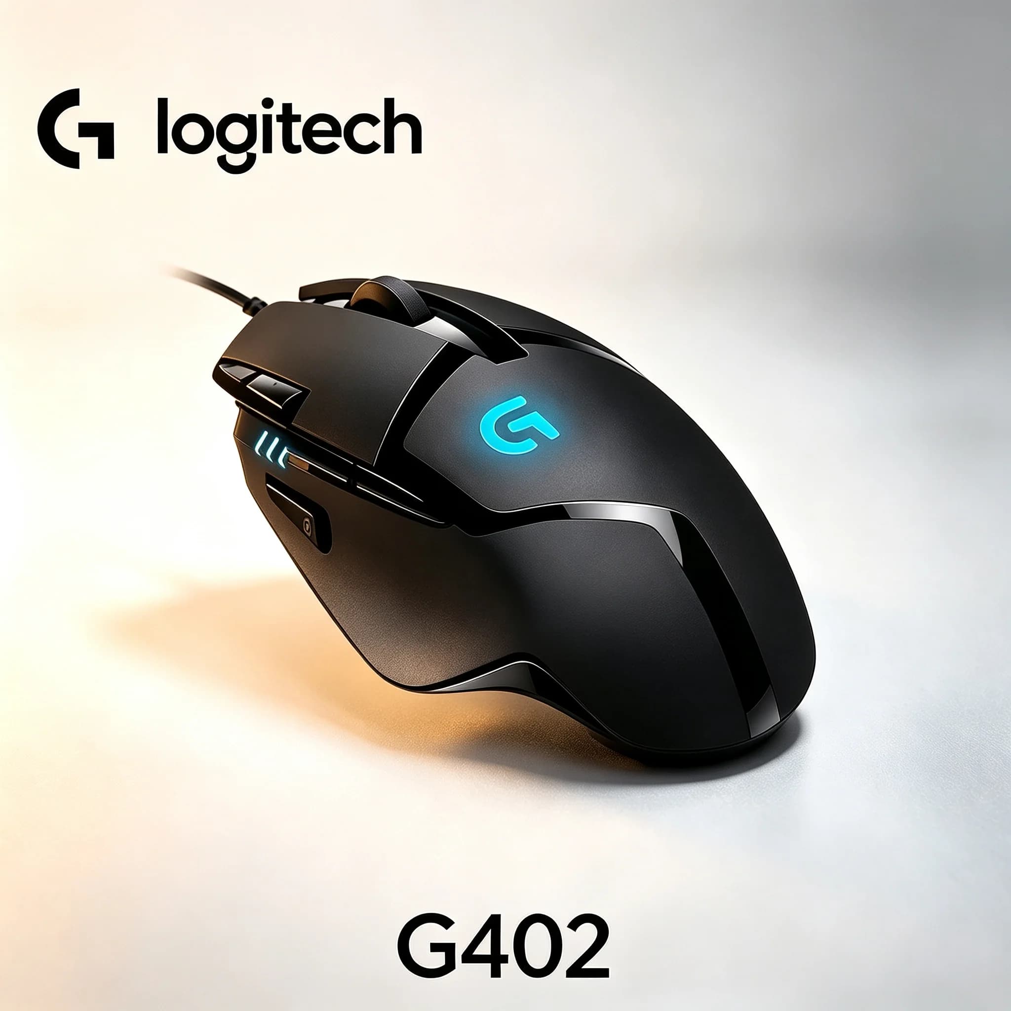 Logitech G402 Wired Optical Gaming Mouse Quick Response Tracking Technology 8 User‑Defined Buttons Mice For Gaming Entertainment