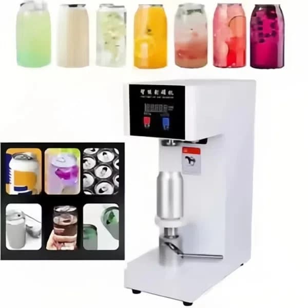 QLS-180 sigillatrice elettrica da tavolo in plastica di alluminio per animali domestici con anello regolabile in altezza semiautomatica