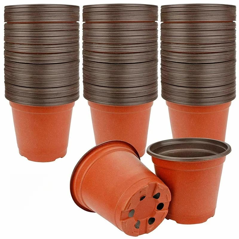 10 pieces flexible pots for plant from nursery starting pots for seed container for plants from plastic flower for plants oily crops transplant crops