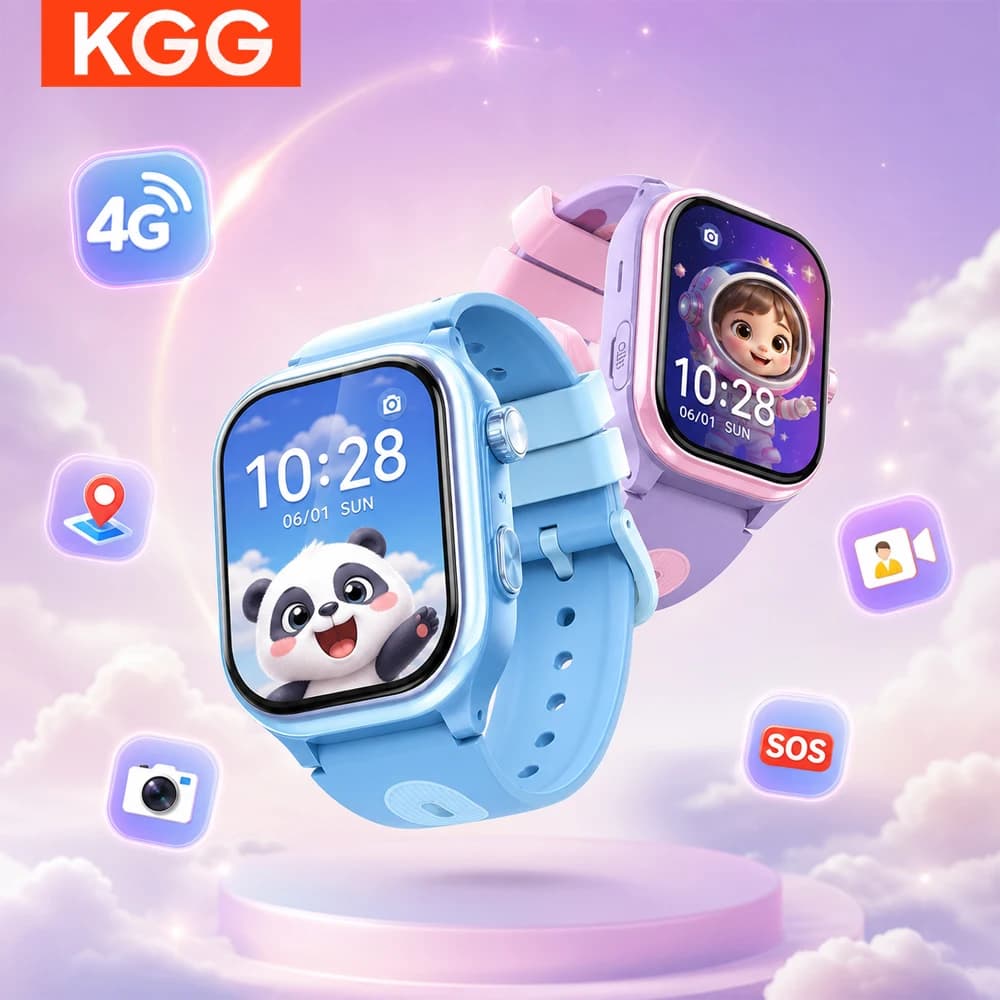 Kids 4G Smartwatch 2.0 Inch HD Screen 2+16GB APP Download GPS WiFi Locator Video Call Camera Waterproof Child Monitor Watch