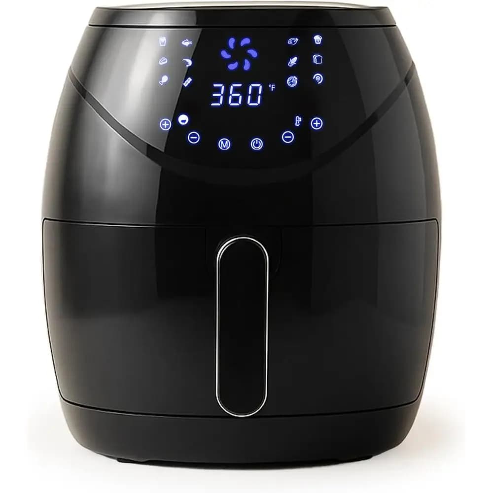 6,5 Liters, Black Polished, Perfect for Baking Oven, Roasting and Cooking with Non-stick Surface