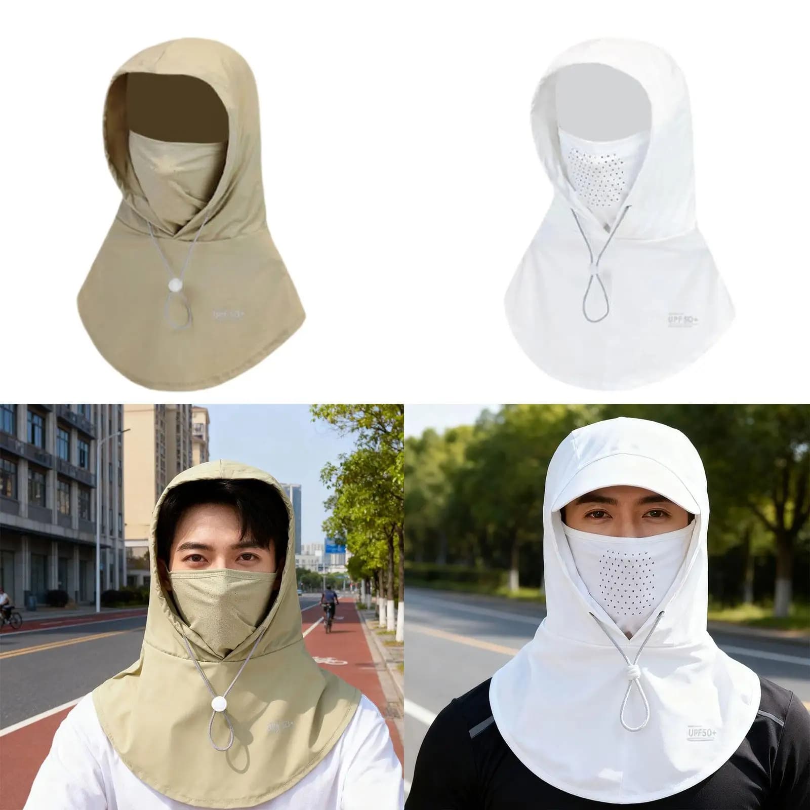 Comodo passamontagna maschera protettiva protezione per il collo traspirante per ciclismo moto escursionismo estivo