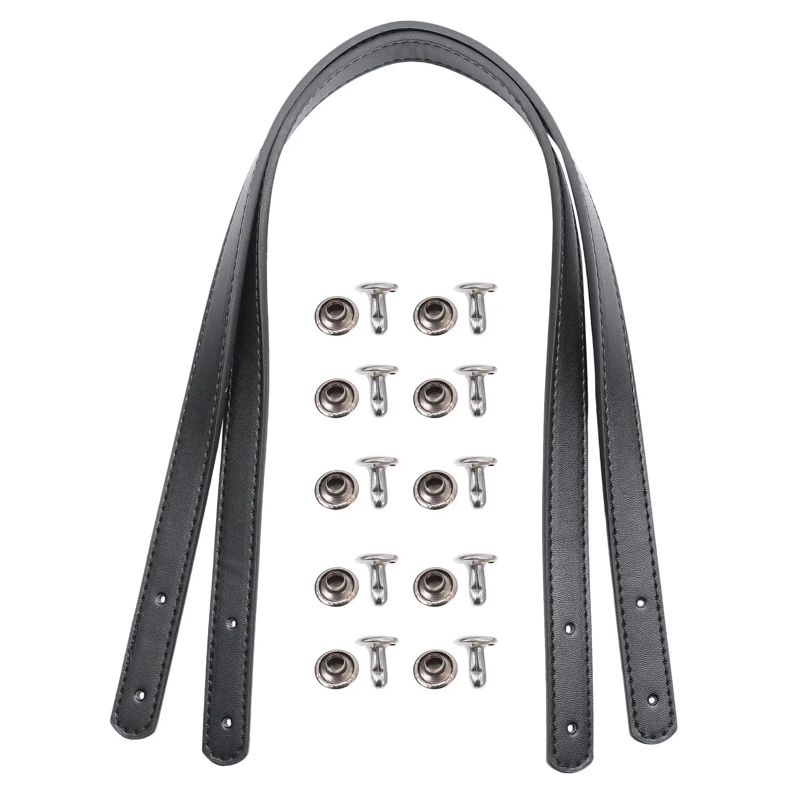 2 set di cinturini per borsa in PU di ottima fattura, versatili, rimovibili, stile catena, accessori per borse fai da te